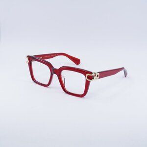 Valentino V-SIDE VLX-131B Eyeglasses Crystal Rose 51mm Square Frame